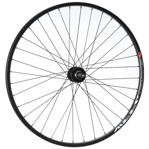 Koło 27,5 tylne Joystar MT26R MTB czarne tarcza 6 śrub, pod wolnobieg, nakrętki (1)