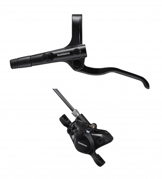 Hamulec tarczowy hydrauliczny przód Shimano MT-2000 przewód 850mm okładziny żywiczne (1)