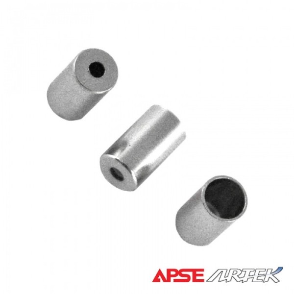 Końcówka pancerza przerzutki 4mm mosiężna CNC (1)