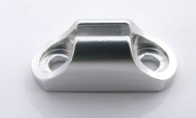 Opór pancerza ze stopu aluminium otwory do nitowania srebrny