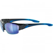 okulary Uvex Blaze III black blue, 3 zestawy soczewek w komplecie
