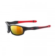 okulary dziecięce Uvex Sportstyle 507 black mat red