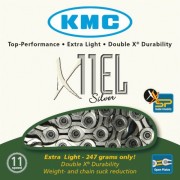 Łańcuch 11rzędowy KMC X11EL 126og. folia